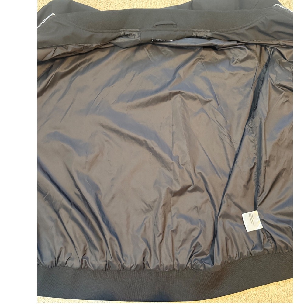 Outdoor Jacket Mens Black Bomber Full Zip Lightweight Utility Jacket Size L - Picture 9 of 11